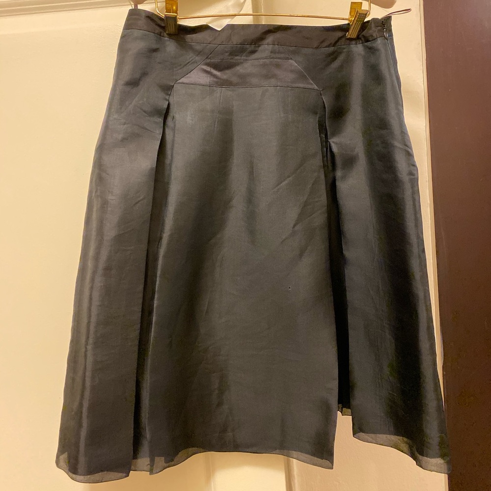 Celine black flare skirt
